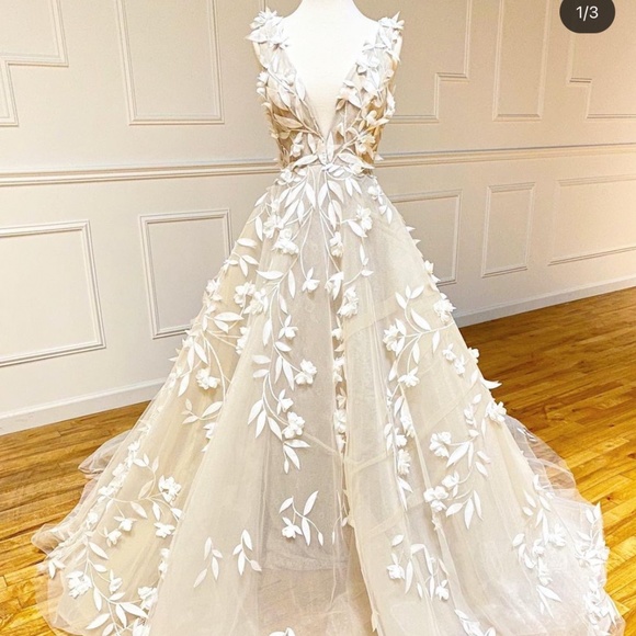 Sherri Hill Prom Wedding Gown Style #53770 - Picture 1 of 8